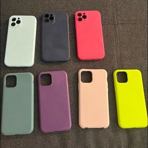 iPhone 11 Pro cases. Silicone.